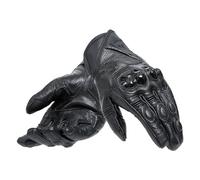 Dainese - Neroshape Leather Gloves, Goatskin Moto Gloves, Tpu Knuckle Protectors, Perforated Leather For Ventilation, Men's Moto Gloves, Black/Black, S