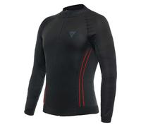 DAINESE NO WIND THERMO LS LONG SLEEVE THERMAL WINDPROOF MID LAYER BLACK RED