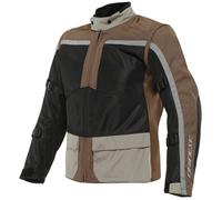 Dainese Outlaw Textile Motorcycle Jacket Black Carafe Walnu tCharcoal Grey
