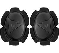 Dainese - Pista Knee Slider, Polyurethane Motorbike Knee Pads, Smooth Contact with Track and Asphalt, Motorcycle Slider with Velcro Closure, Black/Black