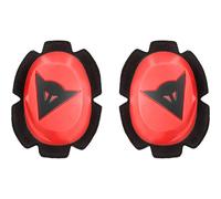 Dainese Pista Motorcycle Motorbike Rain Knee Sliders Fluo Red / Black