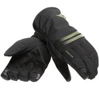 Dainese Plaza 3 D-Dry Gloves, Waterproof Winter Motorbike Gloves, Men, Black/Bronze-Green, XS