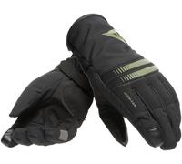 Dainese Plaza 3 D-Dry Ladies Motorcycle Gloves, black-green, size XS for Women