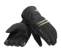 Dainese Plaza 3 D-Dry Motorcycle Gloves Black Bronze Green