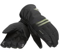 Dainese Plaza 3 D-Dry Waterproof Motorcycle Gloves, black-green, size M for Men