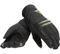 Dainese Plaza 3 Lady D-Dry Gloves, Waterproof Winter Motorbike Gloves, Women, Black/Bronze-Green, XXS