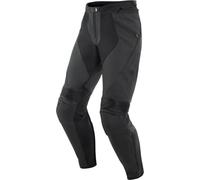 Perforated Leather Pants Dainese Pony 3 Black-Matt