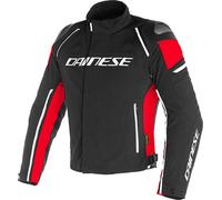 Dainese Racing 3 D-Dry Motorcycle Textile Jacket, black-red, size 56