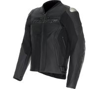 Motorcycle Jacket Leather Man Dainese RACING 5 Black/Black/Black
