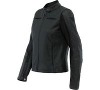 Dainese Razon 2 Ladies Motorcycle Motorbike Leather Jacket Black