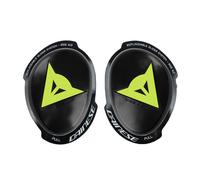 Dainese RSS 4 Motorbike Motorcycle Knee Slider Full Kit Black / Fluo Yellow