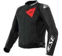 Dainese Sportiva Perforated Leather Jacket Motorbike Motorcycle - Black Matt