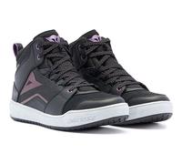Dainese Suburb D-WP Ladies Motorcycle Shoes Black / White / Metal Purple