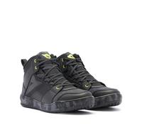 Dainese Suburb D-WP Motorcycle Motorbike Riding Shoes Black / Camo Grey / Yellow