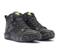 Dainese Suburb D-WP Motorcycle Shoes - Black-Camo-Acid Yellow (49J)