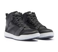 Dainese Suburb D-WP Motorcycle Shoes - Black/White/Iron Gate (21G)