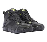Dainese Suburb D-WP Waterproof Motorcycle Boots - Black/Camo/Acid Yellow