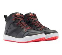 Dainese Suburb D-WP Waterproof Motorcycle Boots - Black/White/Red Lava