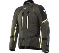 Dainese Super Adventure Absoluteshell waterproof Motorcycle Textile Jacket, green, size 46 for Men