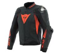 Dainese Super Speed 4 Black/Fluo-Red Sports Touring Urban Leather Motorcycle ...
