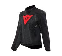 Dainese Super Sprint D-Dry Ladies Moto Motorbike Textile Jacket Black / Lava Red
