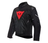 Dainese Super Sprint D-Dry Moto Motorcycle Textile Jacket Black / Lava Red