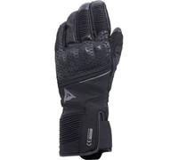 Dainese Tempest 2 D-Dry Long Thermal Textile Motorcycle Motorbike Gloves Black