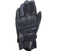 Dainese Tempest 2 D-Dry Motorcycle Motorbike Short Thermal Textile Gloves Black