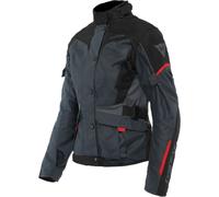 Dainese Tempest 3 D-Dry Ladies Motorbike Textile Jacket Ebony / Black / Lava Red