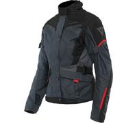 Dainese Tempest 3 D-Dry Ladies Motorcycle Textile Jacket Ebony / Black / Red