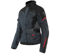 Dainese Tempest 3 D-Dry Ladies Motorcycle Textile Jacket, black-grey-red, size 50 for Women