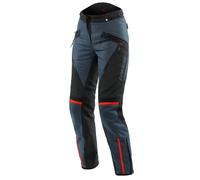 Dainese - Tempest 3 D-Dry Lady Pants, Women's Motorcycle Touring Pants, Waterproof Membrane, Removable Thermal Interior, Knee Protectors, Ebony/Black/Red Lava, 48