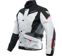 DAINESE TEMPEST 3 D-DRY textile jacket glacier grey-black-lava red 54