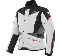 Dainese Tempest 3 D-Dry Textile Motorcycle Motorbike Jacket Grey Black Lava Red