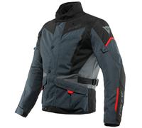 Dainese Tempest 3 Motorcycle Jacket D-Dry Waterproof Ebony Black Lava Red