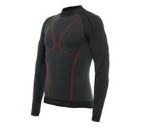 Dainese - Thermo Ls Man, Thermal Ski Jersey, Breathable Long Sleeve Base Layer, Man, Black/Red, XS/S