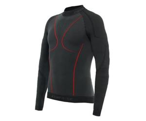 Dainese - Thermo Ls Man, Thermal Ski Jersey, Breathable Long Sleeve Base Layer, Man, Black/Red, XS/S