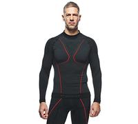 Dainese Thermo Long Sleeve Motorcycle Base Layer - Black/Red (606)