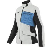 Dainese Tonale D-Dry XT Ladies Motorcycle Textile Jacket, black-grey-blue, size 50 for Women