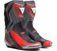 Motorcycle Boots Microfiber Man Dainese TORQUE 4 S Black/Red-Lava