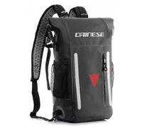 DAINESE Unisex's Explorer Backpack WP Waterproof PVC, with Breathable Back, Adjustable Shoulder Straps and Water Resistant Pockets, Reflective Details, Outdoor and Motorcycle, Black, 15 L