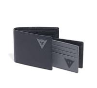 Dainese Unisex's Leather Wallet Super Slim and Minimal Design, Card, Bill and Coin Holders for Men and Women, Black, One Size