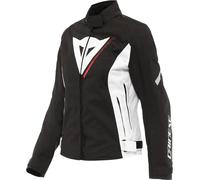 Dainese Veloce D-Dry WP Ladies Textile Jacket - Black/White/Lava Red