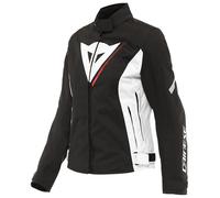 Dainese Veloce D-Dry Ladies Motorcycle Textile Jacket, black-white-red, size 46 for Women