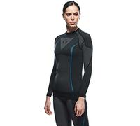 Dainese Women's Dry LS Lady Base Layer Top, Black/Blue, L/XL