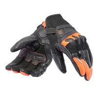 Dainese X-Ride 2 Ergotek Motorcycle Motorbike Gloves - Black / Fluo Red