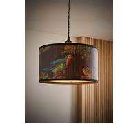 Daintree Bamboo Dark Jungle Drum Easy Fit Ceiling Light Lamp Shade ValueLights Natural Medium