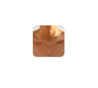 Dainty 18K Gold Plated Initial Necklace for Women - An Gift for Every Woman and Girl, Ideal for Christmas, Birthdays, and Cherished Moments, Brass, No Gemstone