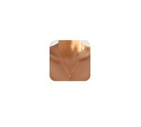 Dainty 18K Gold Plated Initial Necklace for Women - An Gift for Every Woman and Girl, Ideal for Christmas, Birthdays, and Cherished Moments, Brass, No Gemstone