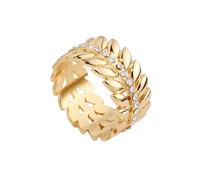 Dainty CZ Leaf Silk Scarf Ring Clips for Women Chic Minimalist Crystal Shawl Scarves Buckle Wrap Clasp Clip Finger Ring Elegant Dress Accessories Fashion Jewelry Size 10, 8 UK, Metal Crystal, cubic